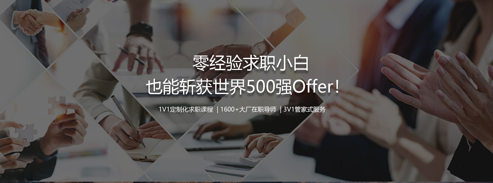 1V1定制化求职课程