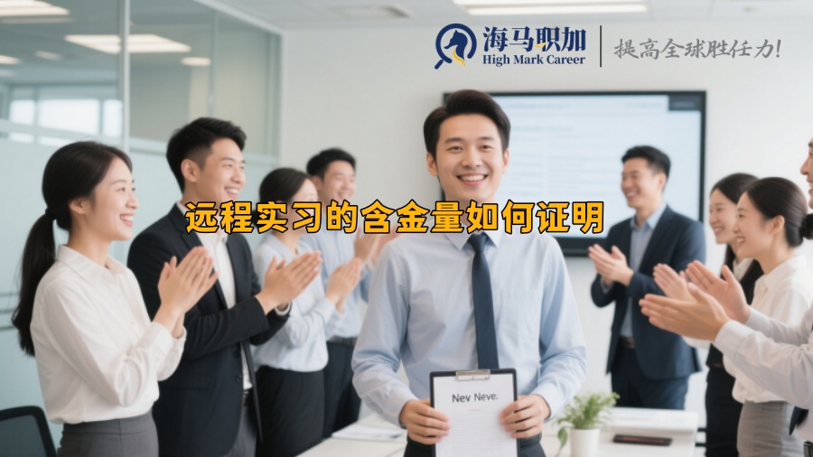 远程实习的含金量如何证明 