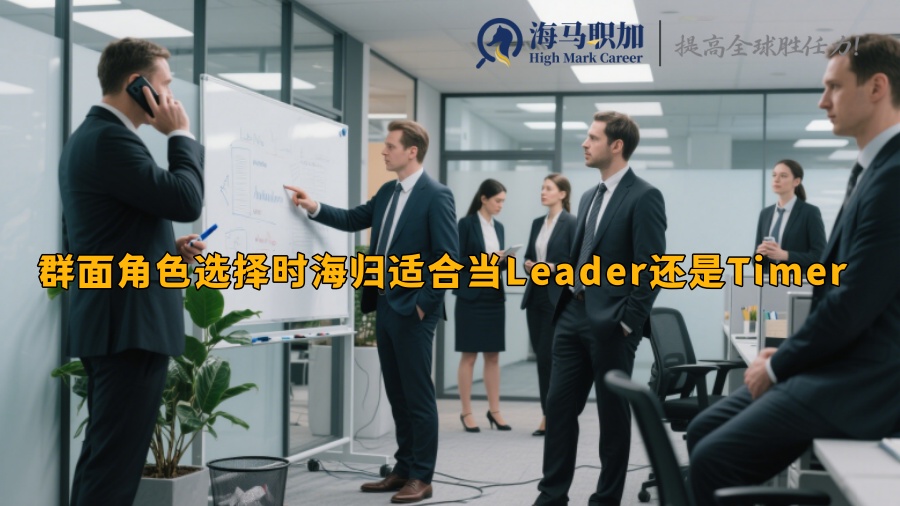群面角色选择时海归适合当Leader还是Timer 