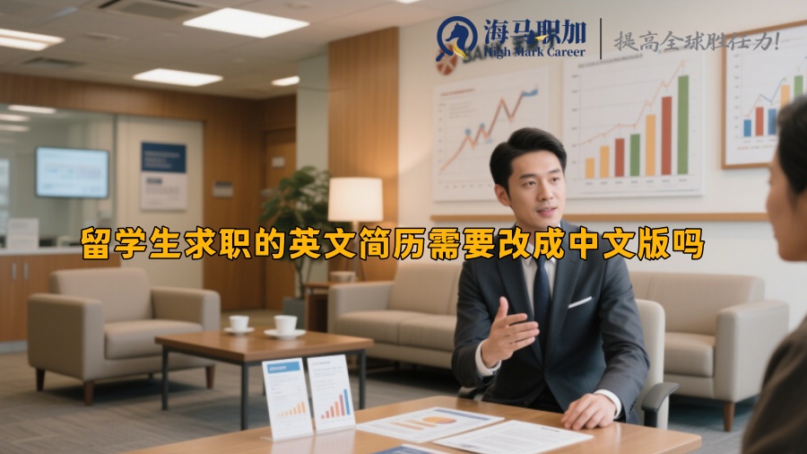 留学生求职的英文简历需要改成中文版吗 