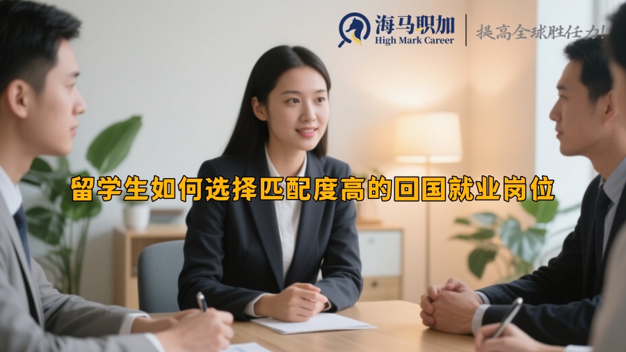 留学生如何选择匹配度高的回国就业岗位 