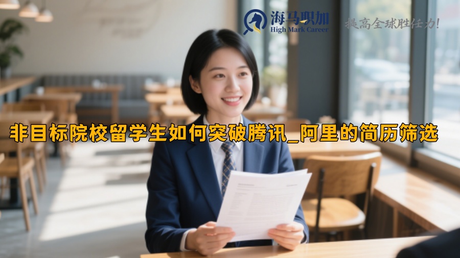 非目标院校留学生如何突破腾讯_阿里的简历筛选 