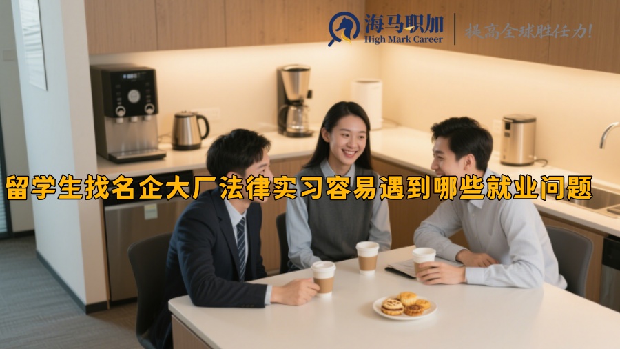留学生找名企大厂法律实习容易遇到哪些就业问题 