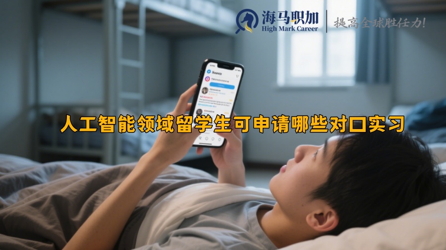 人工智能领域留学生可申请哪些对口实习 