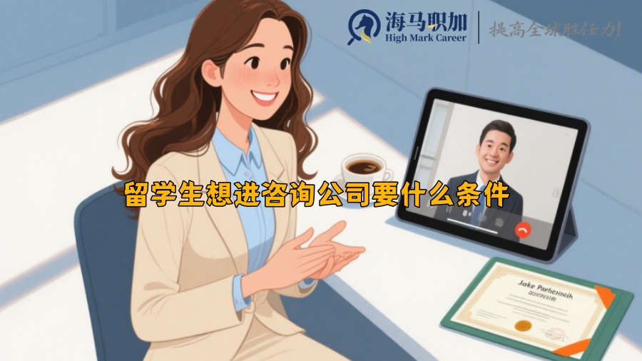 留学生想进咨询公司要什么条件 
