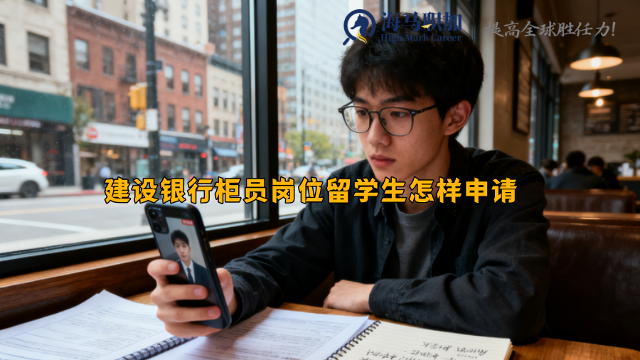 建设银行柜员岗位留学生怎样申请 