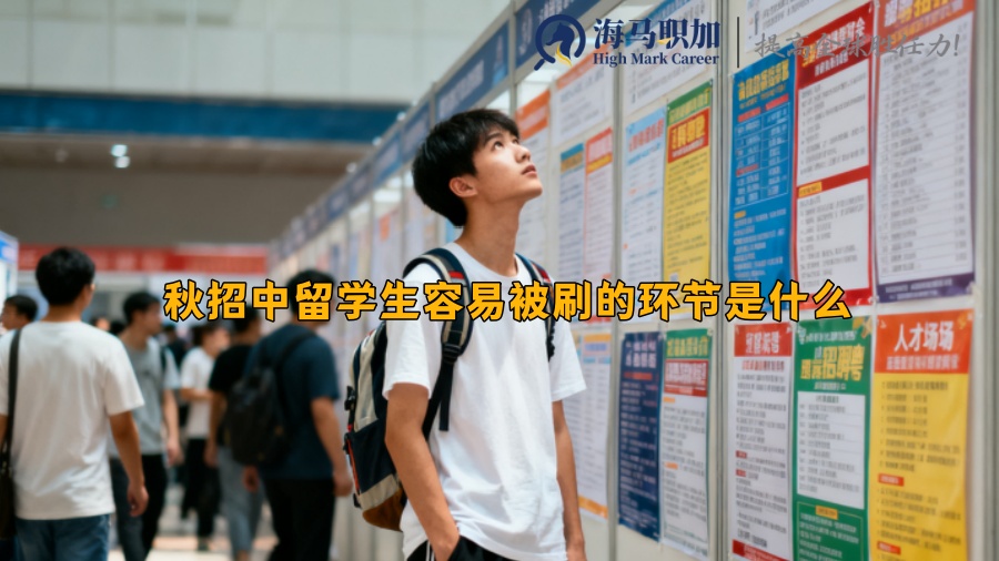 秋招中留学生容易被刷的环节是什么 