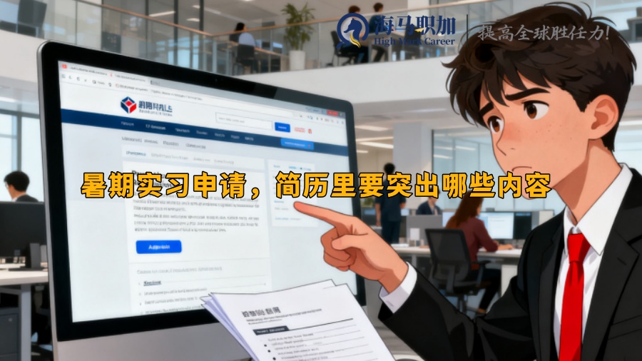 暑期实习申请，简历里要突出哪些内容 