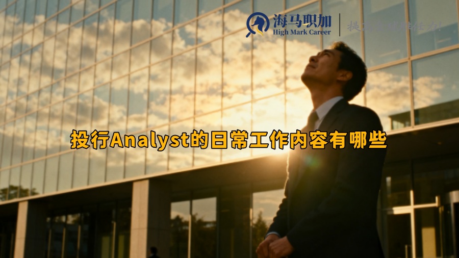 投行Analyst的日常工作内容有哪些 