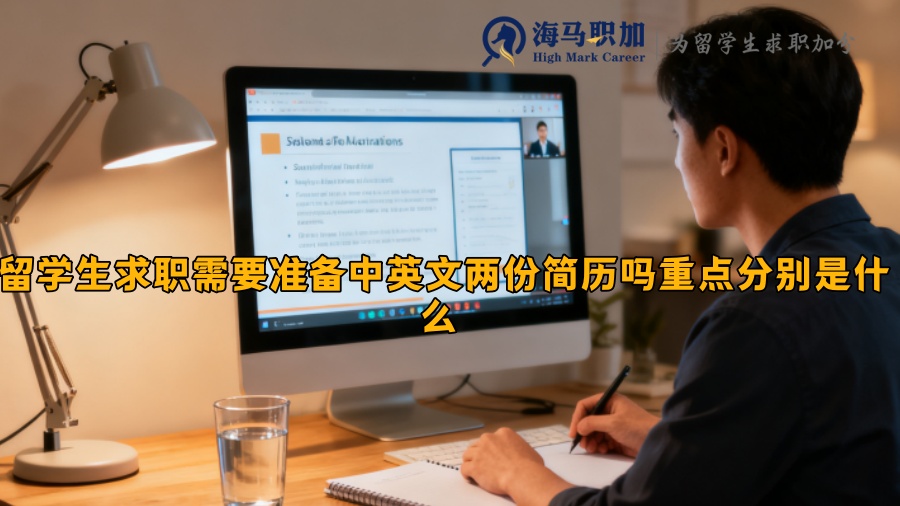 留学生求职需要准备中英文两份简历吗重点分别是什么 