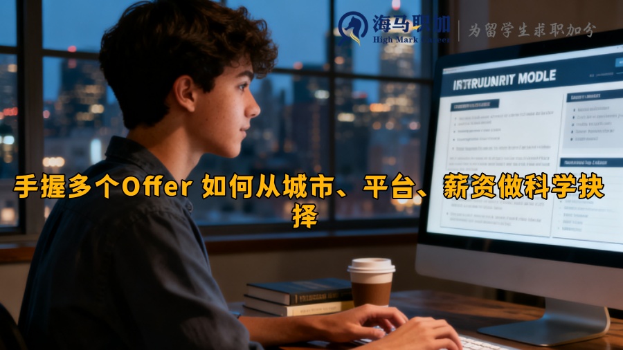 手握多个Offer 如何从城市、平台、薪资做科学抉择 