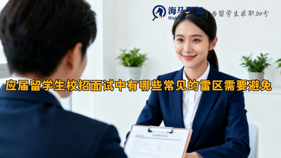 应届留学生校招面试中有哪些常见的雷区需要避免 