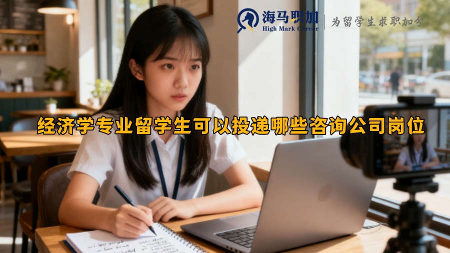 经济学专业留学生可以投递哪些咨询公司岗位 