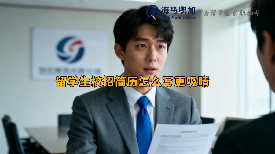 留学生校招简历怎么写更吸睛 