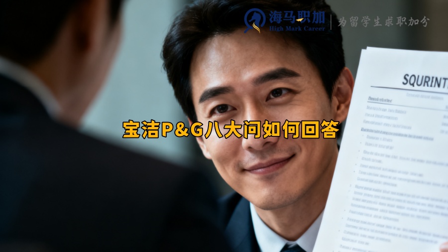宝洁P&G八大问如何回答 