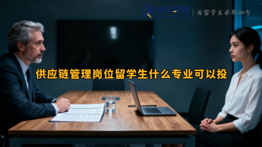 供应链管理岗位留学生什么专业可以投 